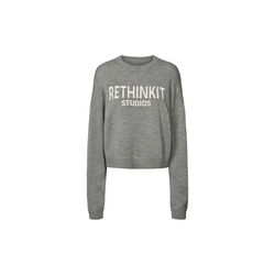 Wool Crew Logo Keep Me, light melange grey, Rethinkit