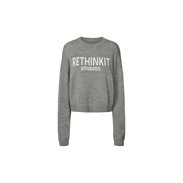 Wool Crew Logo Keep Me, light melange grey, Rethinkit