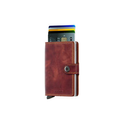 Miniwallet, vintage brown, Secrid
