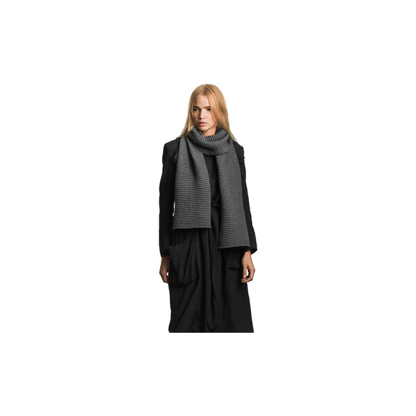 Pleece Long Scarf, dark grey, Design House Stockholm