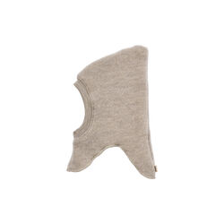 Wool Fleece Balaclava Eli, khaki melange, Wheat