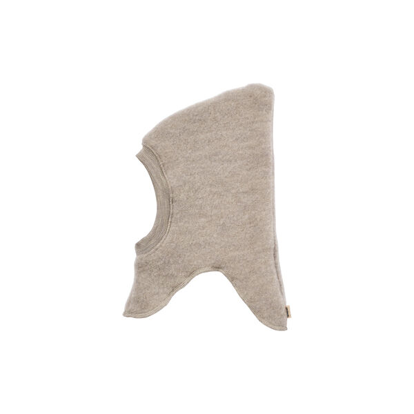 Wool Fleece Balaclava Eli, khaki melange, Wheat