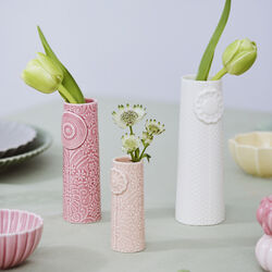 Pipanella Flock vases&aelig;t, pink bouquet, Dottir Nordic Design