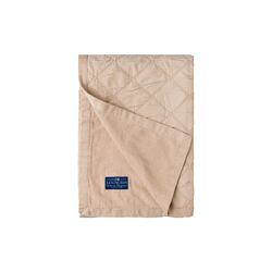 Icons Singature Star Organic Cotton Quilted Bedspread, beige, Lexington