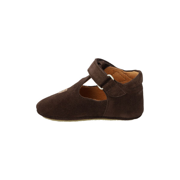 Prewalker med bamsebroderi, dark brown, ANGULUS