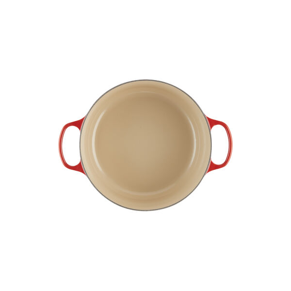 Signature rund st&oslash;bejernsgryde &Oslash; 28 cm, cerise, Le Creuset