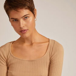 EBNA store krystal hoops, guldbelagt, Pilgrim