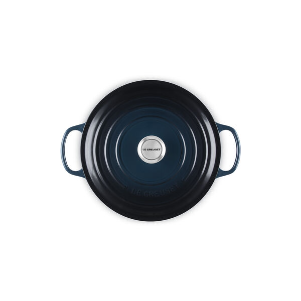 Signature rund gryde &Oslash; 28 cm, nuit, Le Creuset