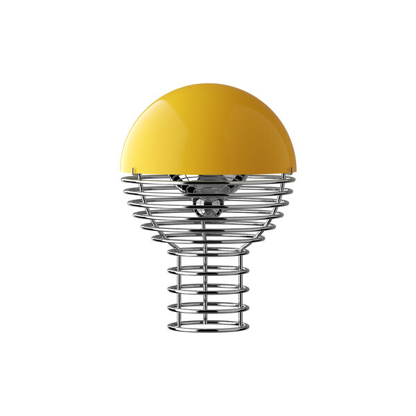 Wire Portable bordlampe, yellow, Verpan