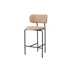 Coco Counter Chair, Around Boucl&eacute; 004/black matt, GUBI