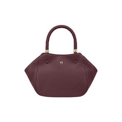 Carré Soft Handbag M, port red, Aigner