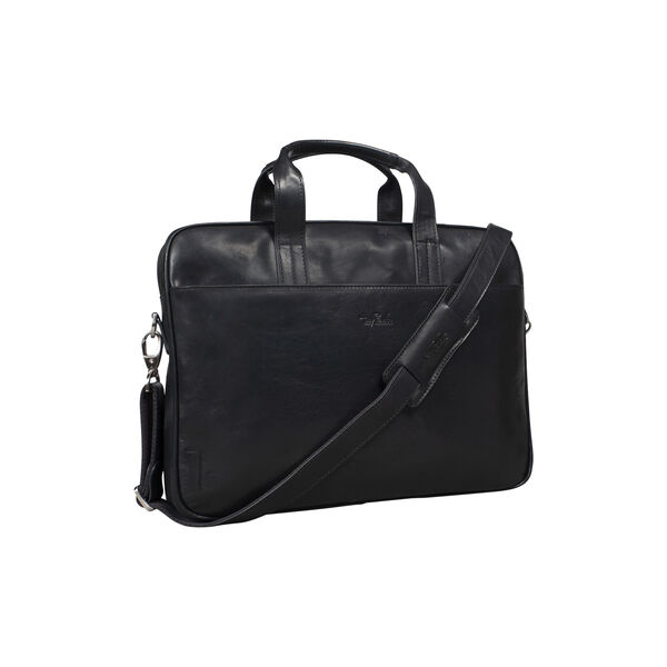 1 Compartment Laptop Bag, black, Tony Perotti