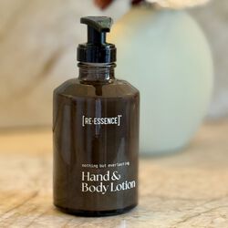 Hand & Body Lotion, citrongræs/rosmarin/cedertræ, RE-ESSENCE