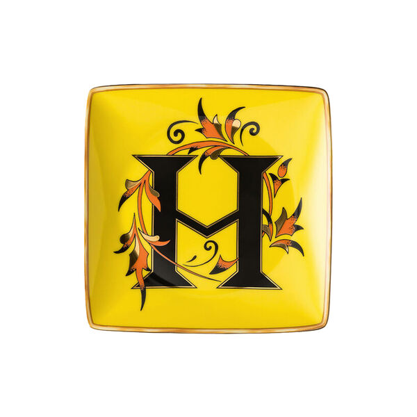 Versace Alphabet Dish H, Rosenthal x Versace