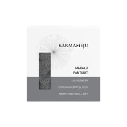 MAKALU fleece pantsuit, dark grey, Karmameju