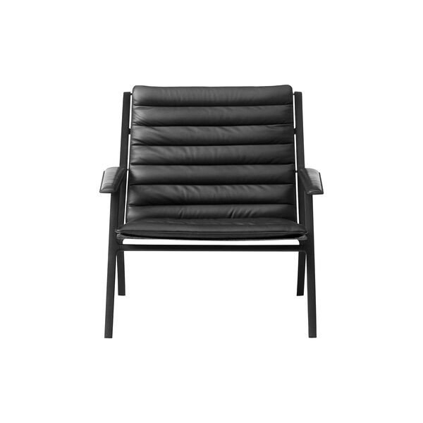VIPP456 l&aelig;nestol, sort/sort, Vipp