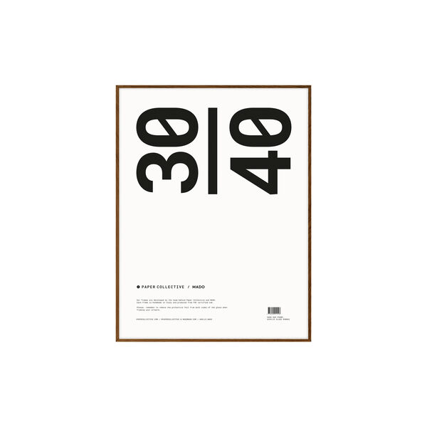 Ramme, dark oak, Paper Collective