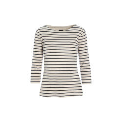 Globe stripe bluse, black/ivory stripe, BITTE KAI RAND