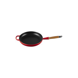 Signature st&oslash;bejern stegepande med tr&aelig;h&aring;ndtag &Oslash; 28 cm, cerise, Le Creuset