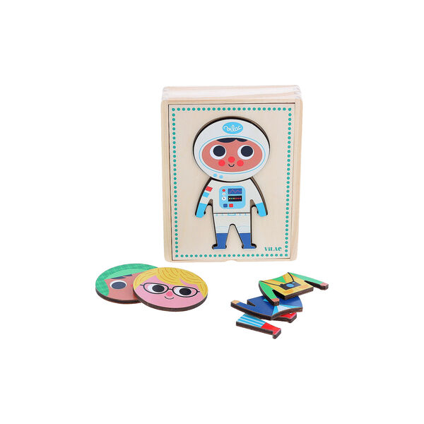 Jules puslespil 6x3 brikker, Vilac