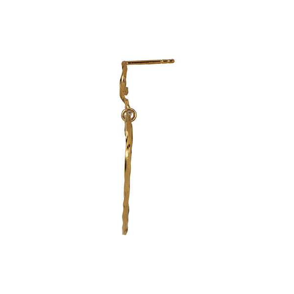 Funky Heart Earring Single, gold, Stine A Jewelry