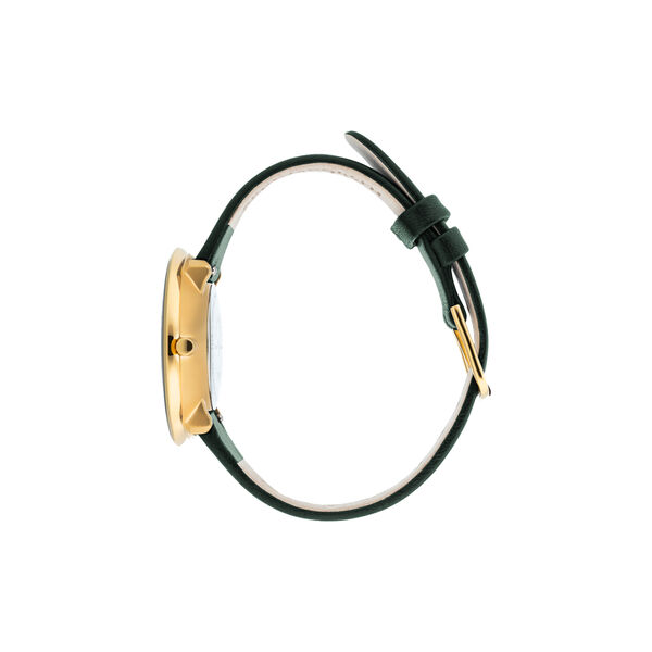 City Hall Evergreen armb&aring;ndsur, green/gold/green, Arne Jacobsen Watches