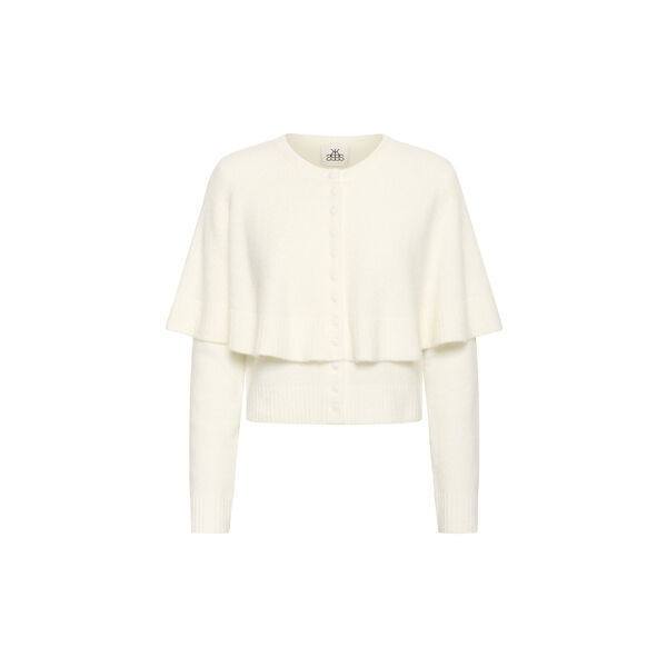 KBDream Cape Cardigan, egret, Karen by Simonsen