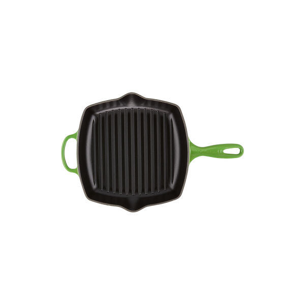 Signature Kvadratisk grillpande, bamboo green, Le Creuset