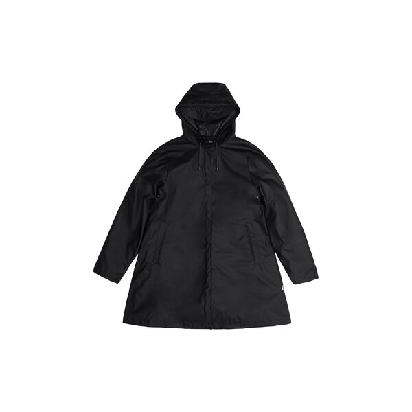 A-Line Jacket, black, Rains