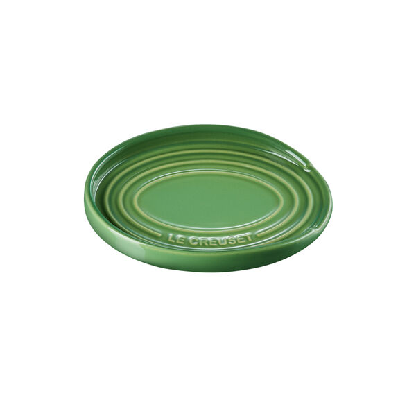 Oval grydeskeholder, bamboo green, Le Creuset