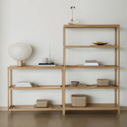 SUKOYA Wooden Shelf Small, natural lacquered, Blomus