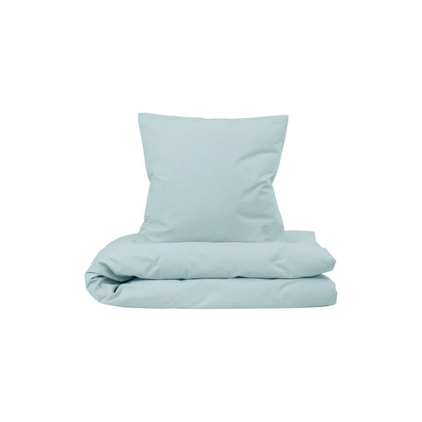SUPIMA PERCALE baby- og juniorsenget&oslash;j, minimal blue, Georg Jensen Damask