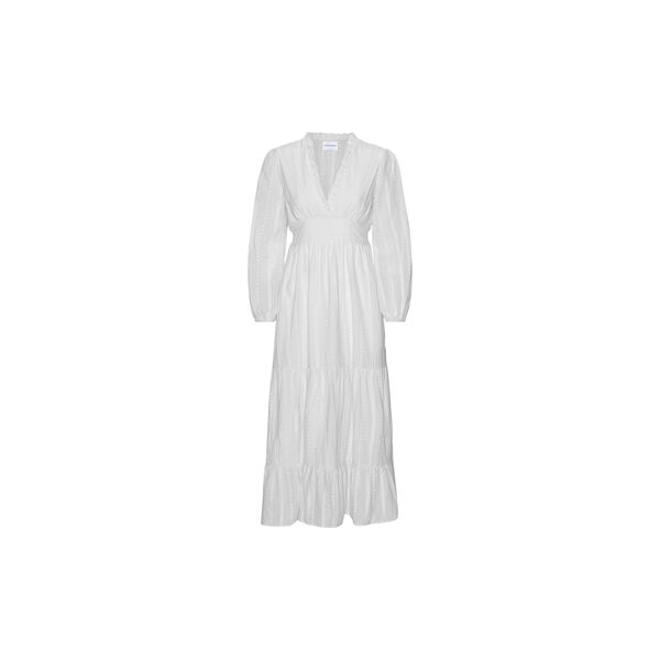 Umi Lang Bomuldskjole, white, Americandreams