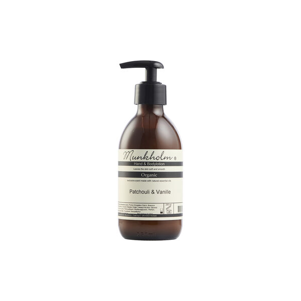 Økologisk lotion, patchouli & vanilla, Munkholm