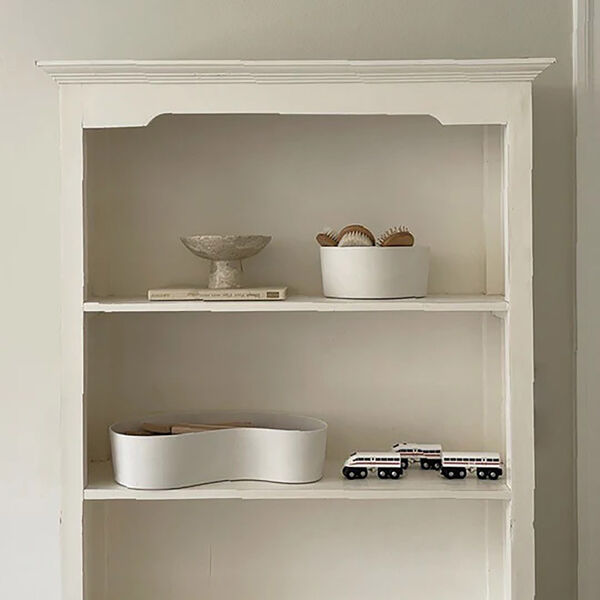 Wave opbevaringskurv, ivory, We Are Bitte