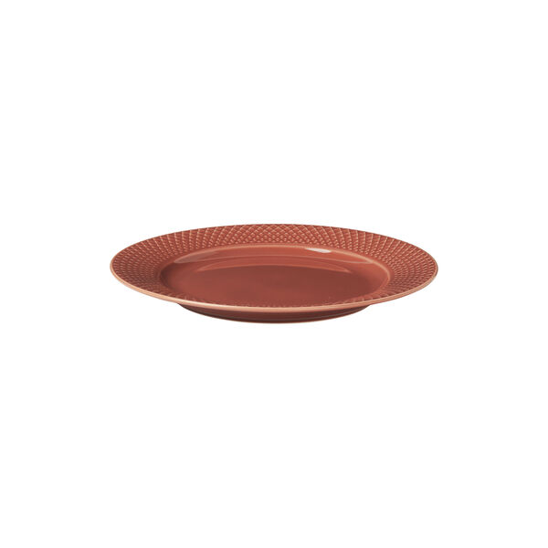 Rhombe Color frokosttallerken &Oslash; 23 cm, terracotta, Lyngby Porcel&aelig;n