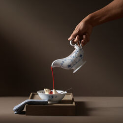 Musselmalet Riflet sk&aring;l 35 cl, Royal Copenhagen