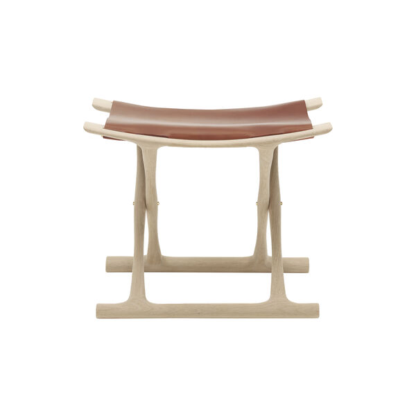 OW2000 &AElig;gyptisk foldestol, s&aelig;bebehandlet eg/cognac, Carl Hansen & S&oslash;n