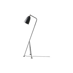 Gräshoppa Floor Lamp, anthracite grey semi matt, GUBI