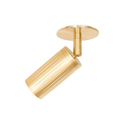 Luminar v&aelig;g-/loftspot, messing, Rama Lights