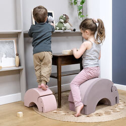 Elefant S, vintage rose, bObles