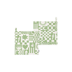 Mumi grydelapper Fest gr&oslash;n, Moomin Arabia