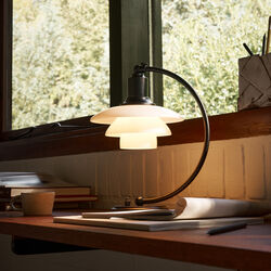 PH 2/2 Luna bordlampe Special Edition, matt black/opal, Louis Poulsen