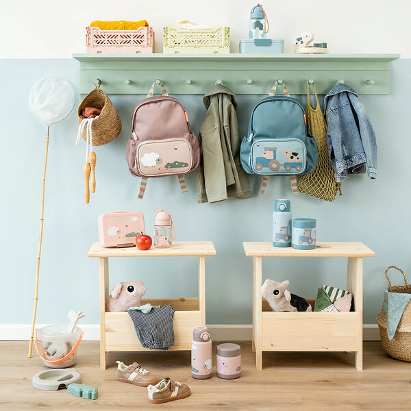 Tiny Farm madkasse m/opdeler, powder, Done by Deer