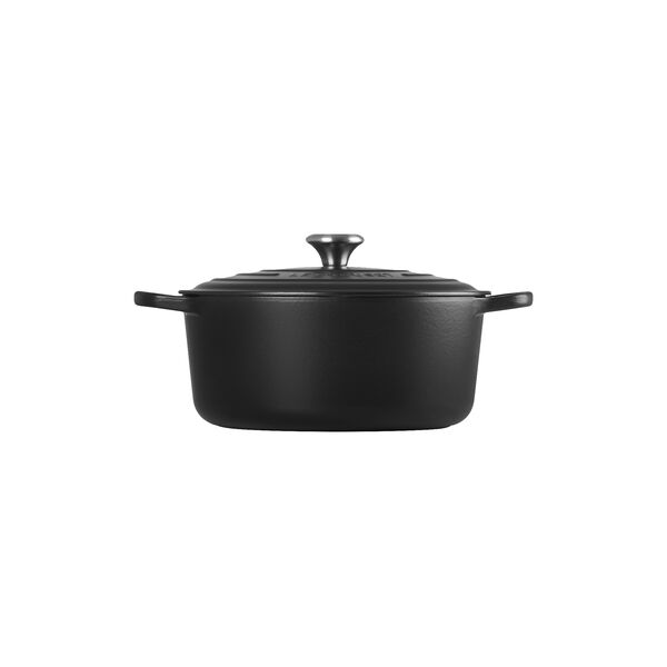 Signature rund st&oslash;bejernsgryde &Oslash; 28 cm, matte black, Le Creuset