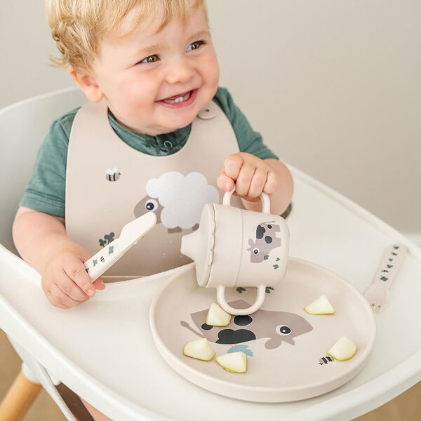 Tiny Farm foodie tallerken, sand, Done by Deer