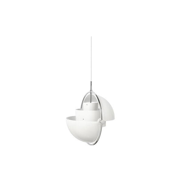 Multi-Lite Pendant, white semi matt/chrome, GUBI