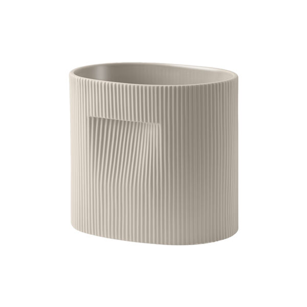 Ridge Planter, beige, Muuto