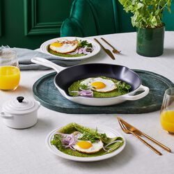 Signature st&oslash;bejern dyb stegepande &Oslash; 26 cm, white, Le Creuset