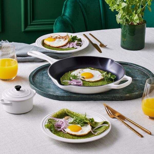 Signature st&oslash;bejern dyb stegepande &Oslash; 26 cm, white, Le Creuset